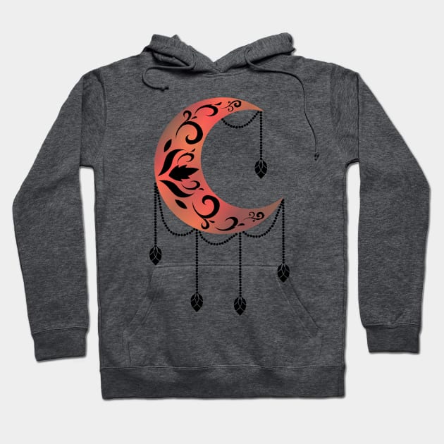 MOON, METAL MOON, NEW MOON, MOON ART, WICCA MOONS Hoodie by RENAN1989